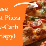Cheese Crust Pizza (Low-Carb & Crispy)