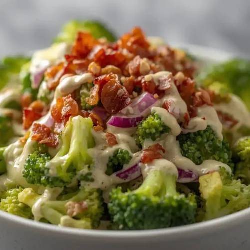 Crisp & Creamy Broccoli Salad