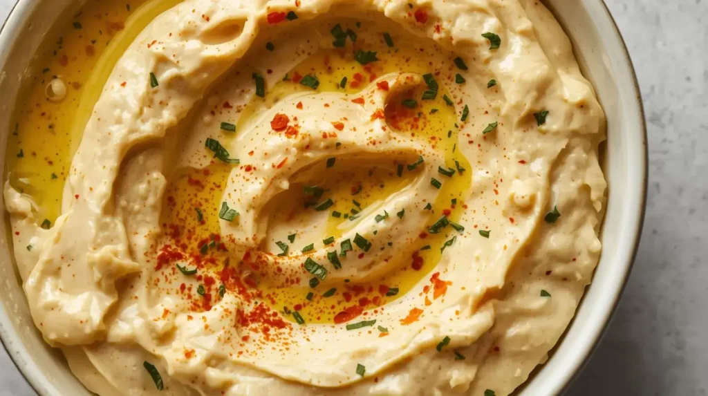 Easy Creamy Hummus Recipe