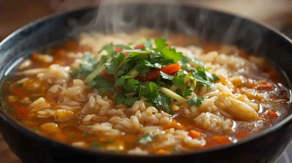 Easy Sizzling Rice Soup