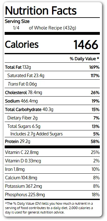 Nutrition Information For Beef & Broccoli Stir Fry