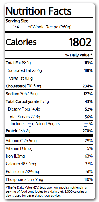 Nutrition Information For Cobb Salad