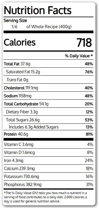 Nutrition Information For Vegetable Beef Soup