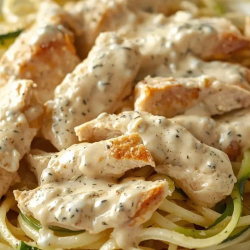 Perfect Chicken Alfredo with Zoodles