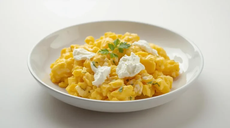 Scrambled Eggs with Cottage Cheese